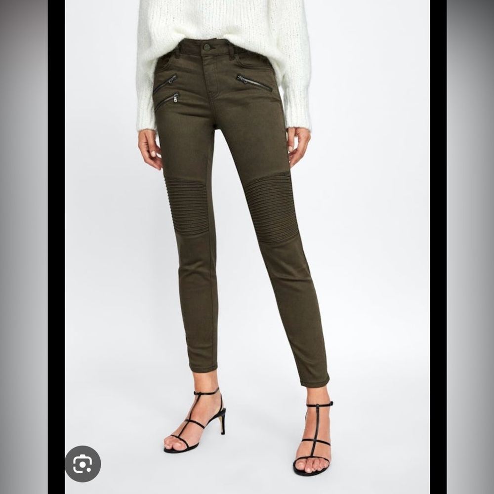 Zara Moto Zip Pants